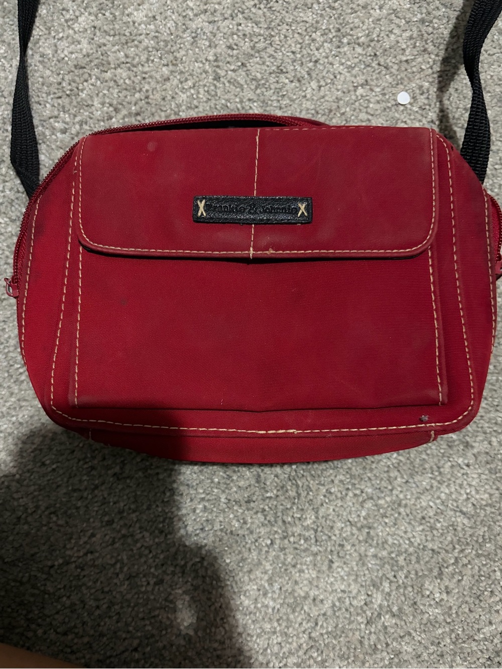 Red Crossbody Shoulder Bag